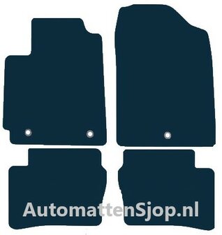 Naaldvilt zwart automatten Kia Picanto III |2017-heden