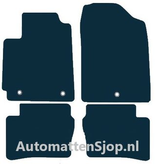 Naaldvilt antraciet automatten Kia Picanto III |2017-heden