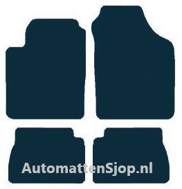 Naaldvilt zwart automatten Kia Picanto I | 2004-2007