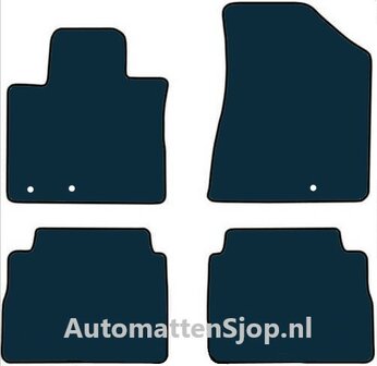 Naaldvilt antraciet automatten Kia Sorento II | 2009-2012