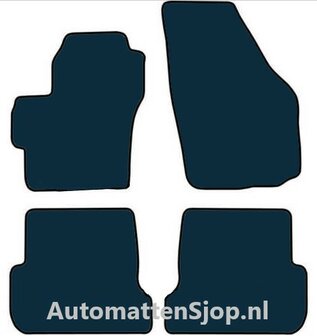 Naaldvilt zwart automatten Mazda 3 (BK) | 2003-2009