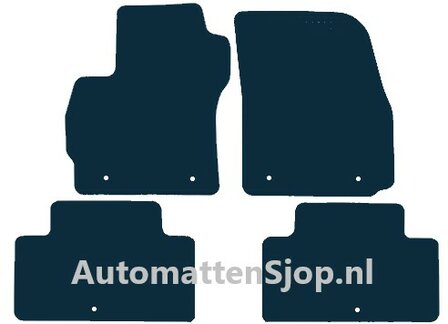 Naaldvilt zwart automatten Mazda 5 | 5 persoons | 2005 - 2010