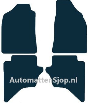 Naaldvilt antraciet automatten Mazda BT-50 | 2006-2012