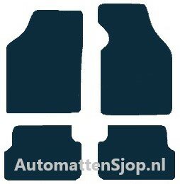 Naaldvilt zwart automatten Mazda Demio | 2000-2002