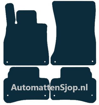 Naaldvilt antraciet automatten Mercedes-Benz SE (W222) KWB | 2013-2020