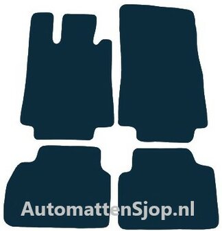 Naaldvilt zwart automatten Mercedes-Benz S-klasse (W220) | 1998-2005