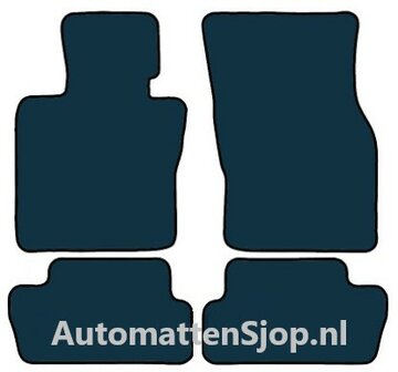 Naaldvilt zwart automatten Mini One F56 3-deurs | 2014-heden