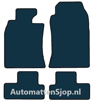 Naaldvilt zwart automatten Mini Cooper / Cooper S | 2001-2007