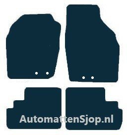 Naaldvilt antraciet automatten Opel Agila | 2003-2008