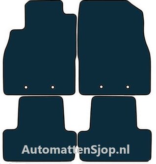 Naaldvilt antraciet automatten Opel Ampera | 2011-2015