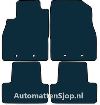 Luxe velours zwart automatten Opel Ampera | 2011-2015