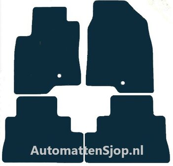 Naaldvilt zwart automatten Opel Antara | 2007-2010