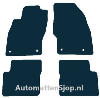 Naaldvilt antraciet automatten Opel Corsa D | 2006-2015