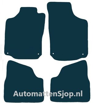 Naaldvilt zwart automatten Opel Corsa C | 2000-2006