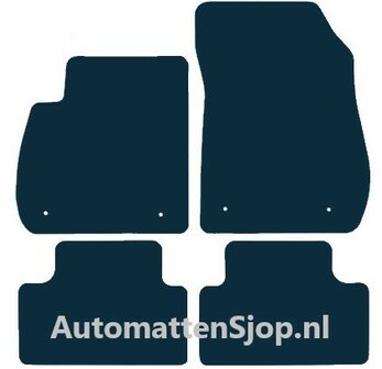 Luxe velours zwart automatten Opel Zafira C | 2011-2019