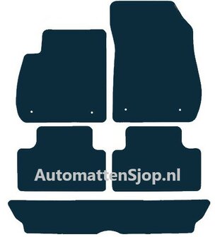Naaldvilt zwart automatten Opel Zafira C | 2011-2019