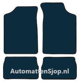 Naaldvilt zwart automatten Peugeot 106 | 1991-1996