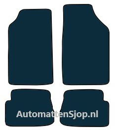 Naaldvilt zwart automatten Peugeot 205 | 1983-1998