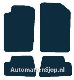 Luxe velours zwart automatten Peugeot 206 CC | 2000-2007