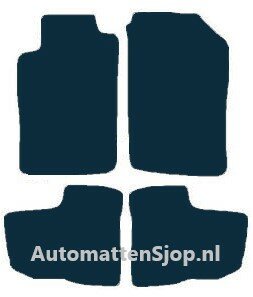 Naaldvilt antraciet automatten Peugeot 206 SW | 2002-2007