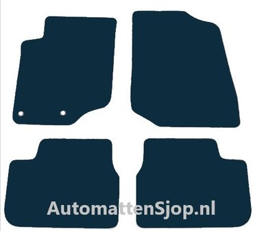 Naaldvilt zwart automatten Peugeot 207 SW | 2007-2013