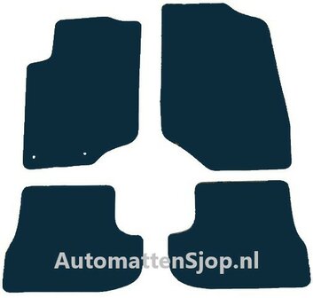 Naaldvilt antraciet automatten Peugeot 207 CC | 2007-2014