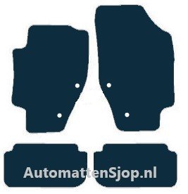 Naaldvilt zwart automatten Peugeot 307 CC | 2003-2009