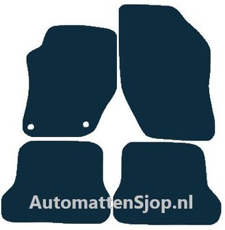 Luxe velours zwart automatten Peugeot 308 CC | 2009-2015