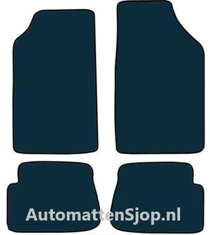 Naaldvilt zwart automatten Peugeot 309 | 1985-1993