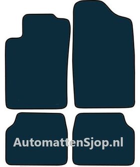 Naaldvilt zwart automatten Peugeot 405 | 1987-1997