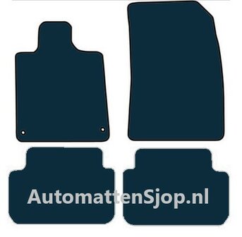 Naaldvilt zwart automatten Peugeot 407 Coup&eacute; | 2005-2011