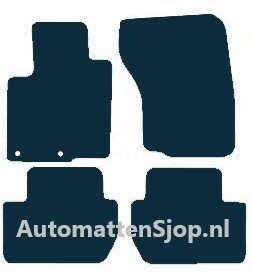 Luxe velours zwart automatten Peugeot 4007 | 2007-2011