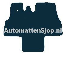 Naaldvilt zwart automatten Peugeot Boxer | 1994-2002