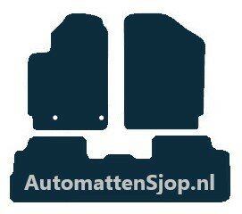 Naaldvilt zwart automatten Peugeot Partner II | 2002-2008