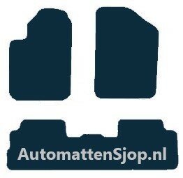 Naaldvilt zwart automatten Peugeot Partner I | 1996-2002