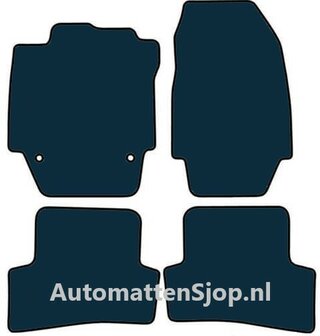 Naaldvilt zwart automatten Renault Captur | 2013-2019