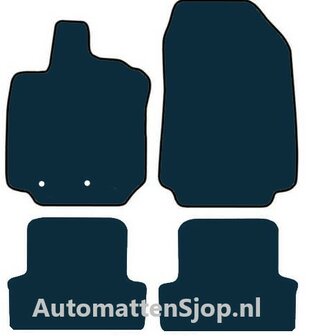 Naaldvilt zwart automatten Renault Clio | 2005-2012