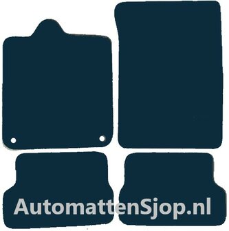 Naaldvilt zwart automatten Renault Laguna Coup&eacute; | 2008-2015