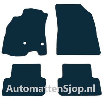 Naaldvilt zwart automatten Renault Megane III | 2008-2013