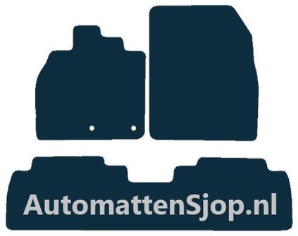 Naaldvilt antraciet automatten Renault Scenic III | 2009-2016