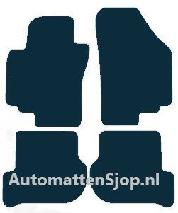 Naaldvilt antraciet automatten Seat Altea (5P) | 2004-2015