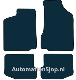 Luxe velours zwart automatten Seat Cordoba (6K) | 1993-1999