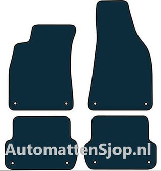 Luxe velours zwart automatten Seat Exeo | 2009-2013