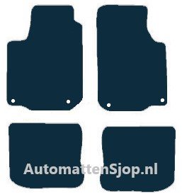 Luxe velours zwart automatten Seat Leon (1M) | 1999-2006