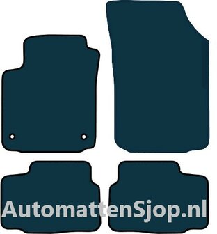 Naaldvilt antraciet automatten Skoda Citigo | 2012-2020