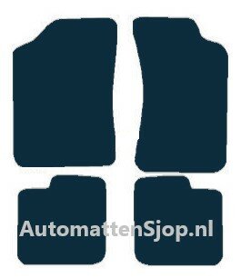 Naaldvilt zwart automatten Skoda Felicia (6U) | 1994-2001