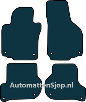 Naaldvilt antraciet automatten Skoda Octavia II (1Z) | 2008-2013