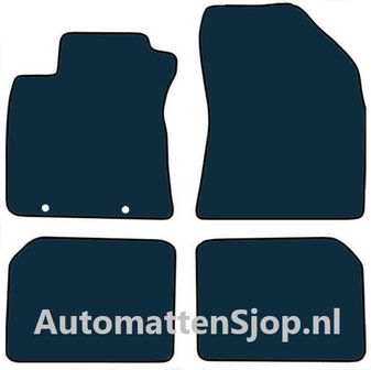 Luxe velours zwart automatten Toyota Avensis (T27) | 2009-2011