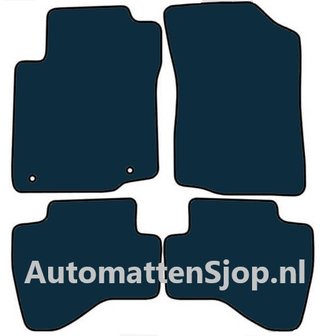 Luxe velours zwart automatten Toyota Aygo I (facelift) | 2009-2014