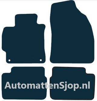 Naaldvilt antraciet automatten Toyota Corolla (E15) | 2007-2013